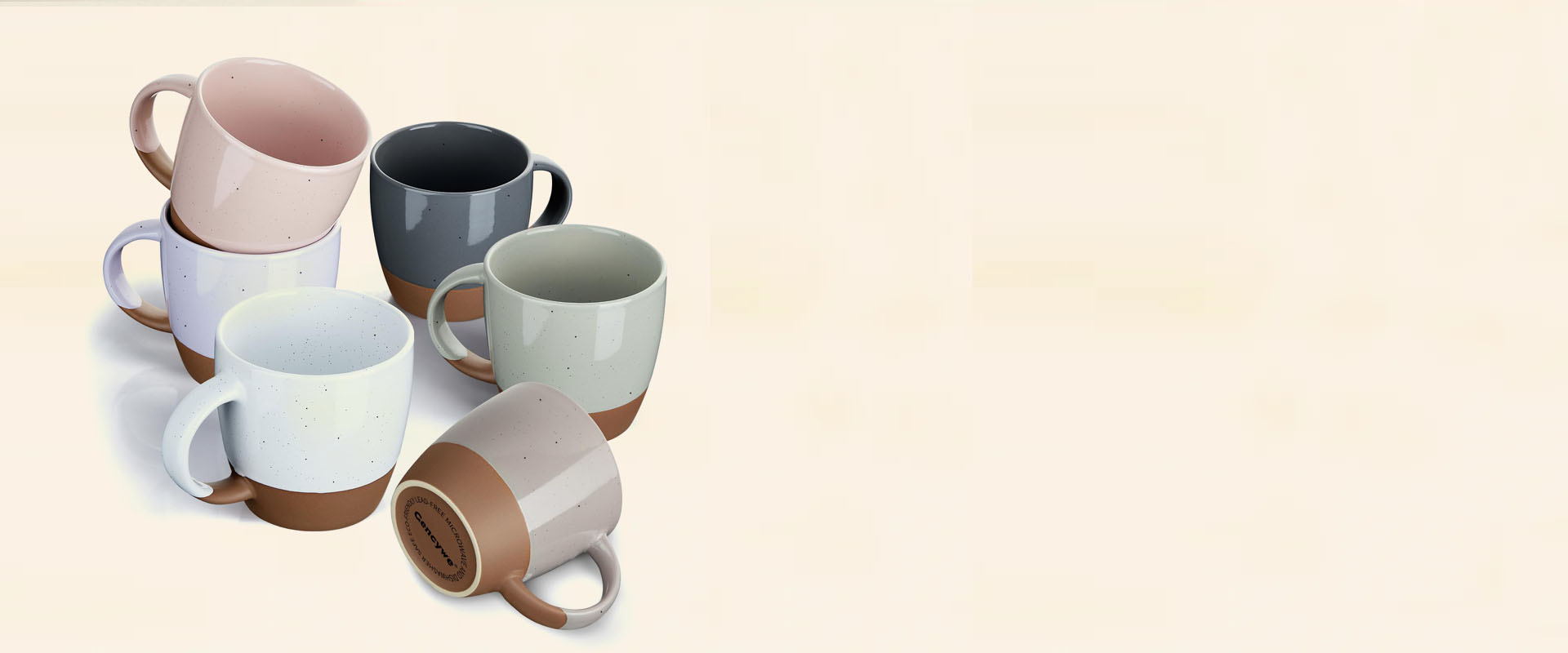 Tasses en céramique à café