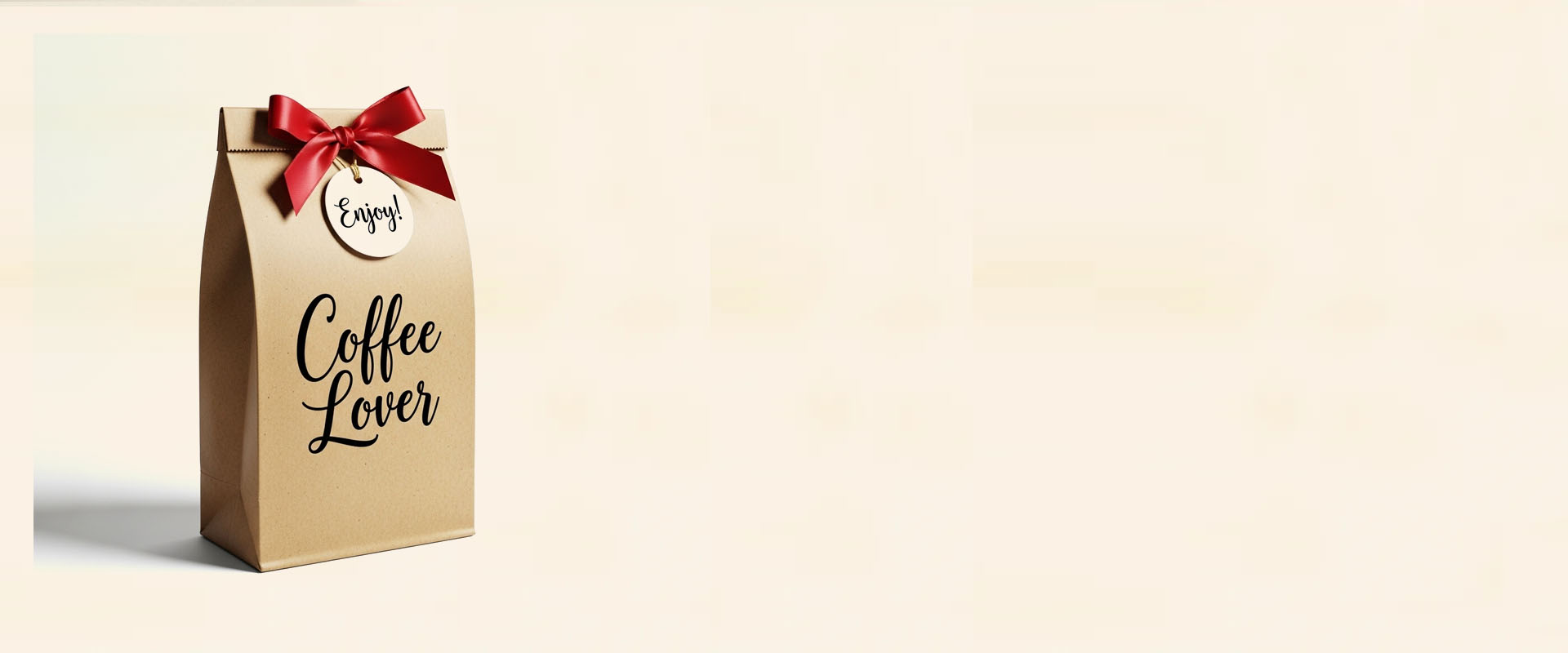 Sac cadeau café