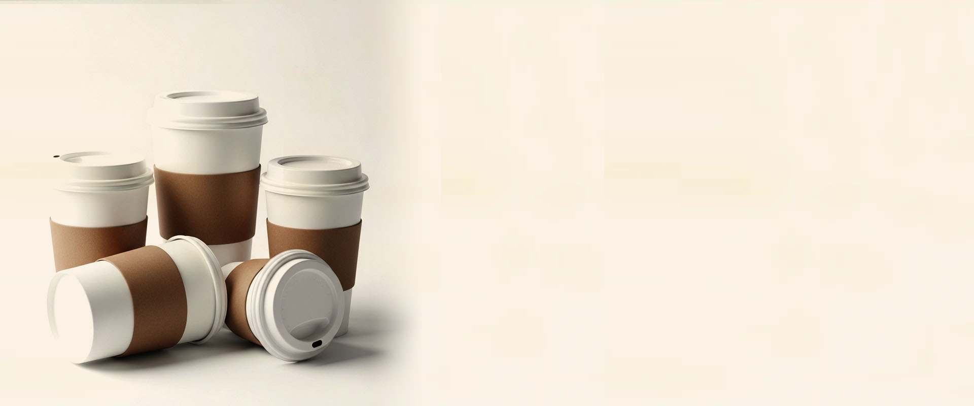 Gobelets en papier à café