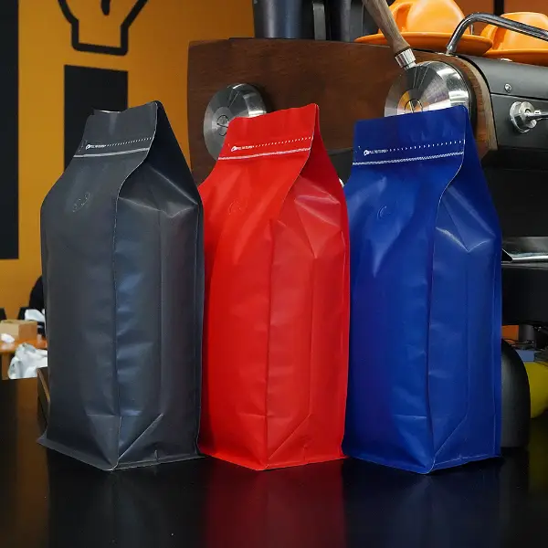 Sacs de stock en papier Kraft de 1KG pour emballages alimentaires