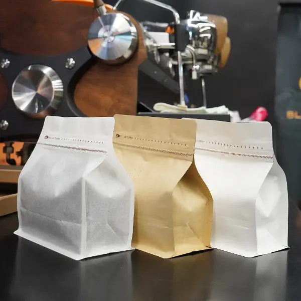 250G Sachets de café en stock horizontal en plusieurs couleurs