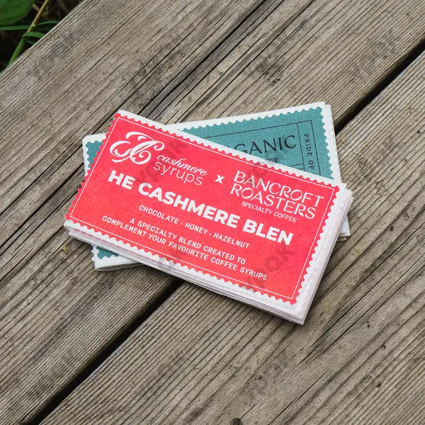 Autocollants en papier personnalisés empilés pour le marquage du café et l’emballage de détail