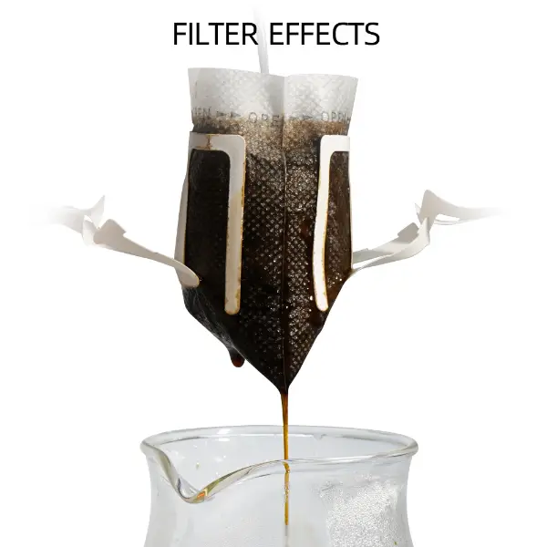 Démonstration de brassage montrant l’extraction par sac filtre filtre biodégradable