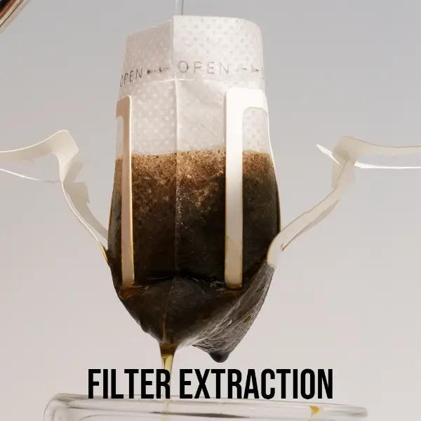 Démonstration du procédé d’extraction par filtre