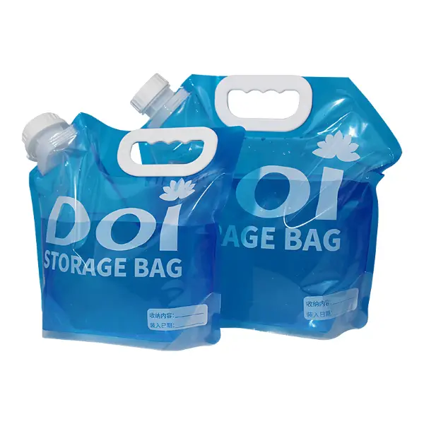 Pochette à bec flexible debout pour le stockage des liquides