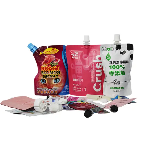 Pochette en plastique avec bouchon à vis sécurisé et solide étanche thermique