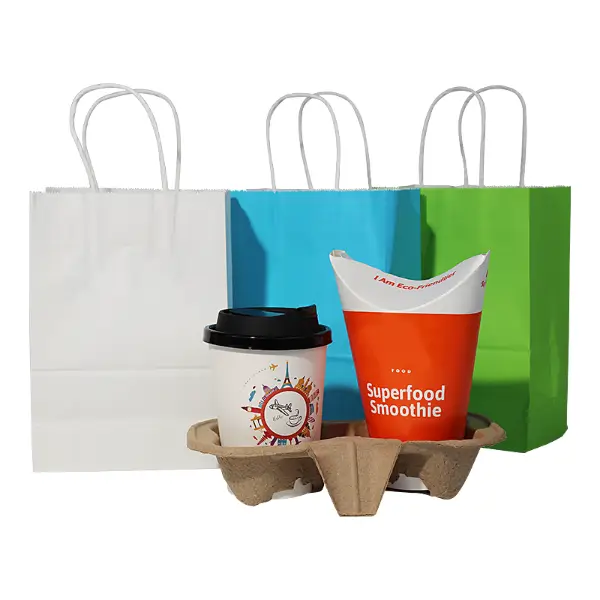 Stockez de petits sacs cadeaux avec poignée dans plusieurs couleurs