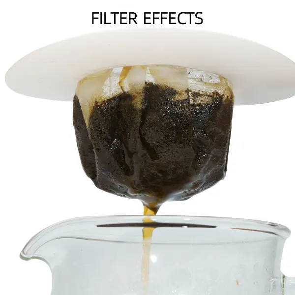 Démonstration d’extraction de l’extraction du filtre filtre à café par filtre filtre filtre d’OVNI