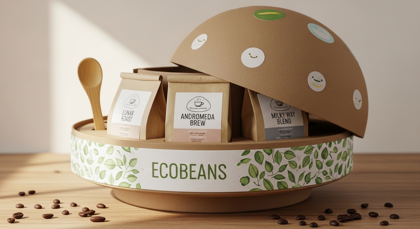 Coffret de café OVNI durable