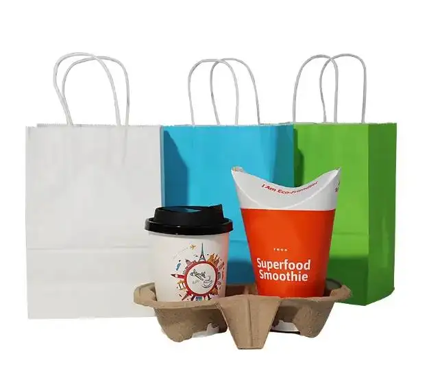 Sac cadeau pour emballage de café