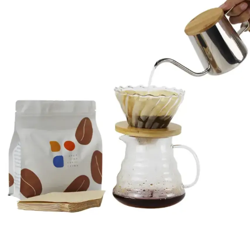 Goutteuse de café en verre V60
