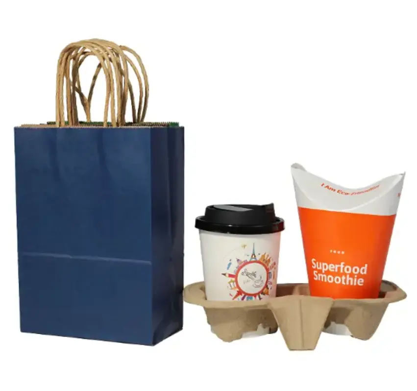 Sacs de café avec imprimé de logo