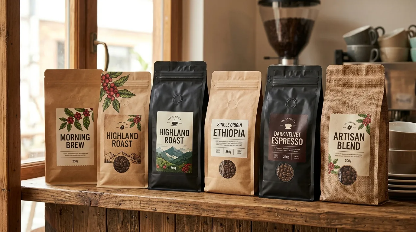 Emballages de café en gros