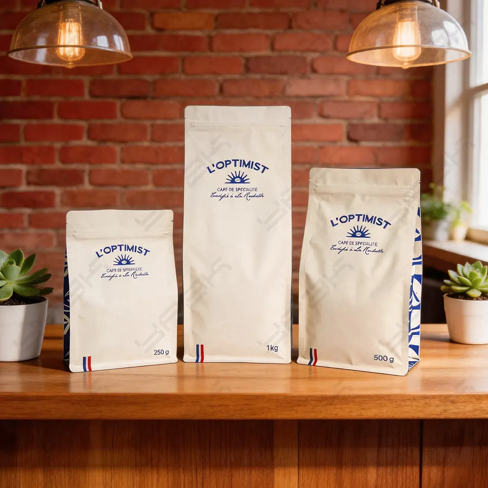 emballage brut mat de café