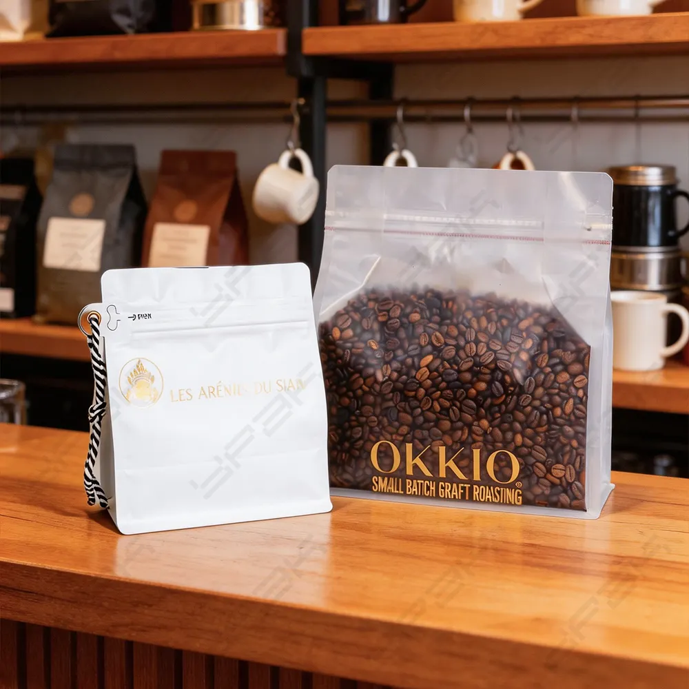 Sachets de café en aluminium sur mesure