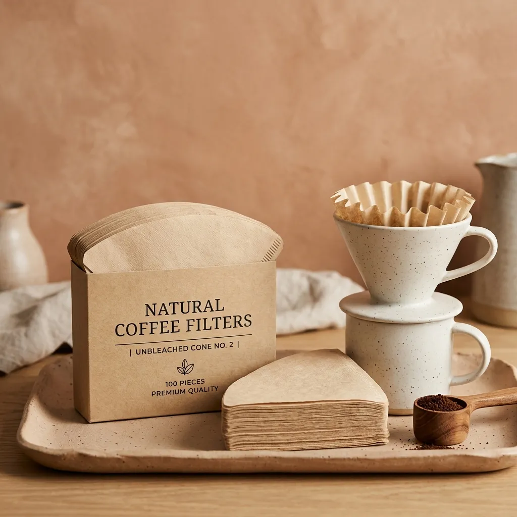 filtre à café, sacs en papier,