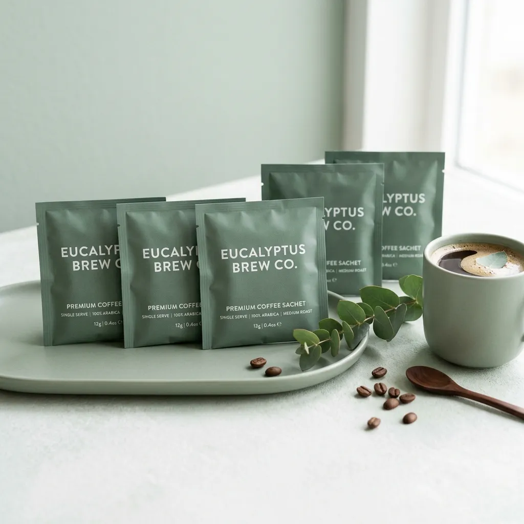 emballage de sachets de café