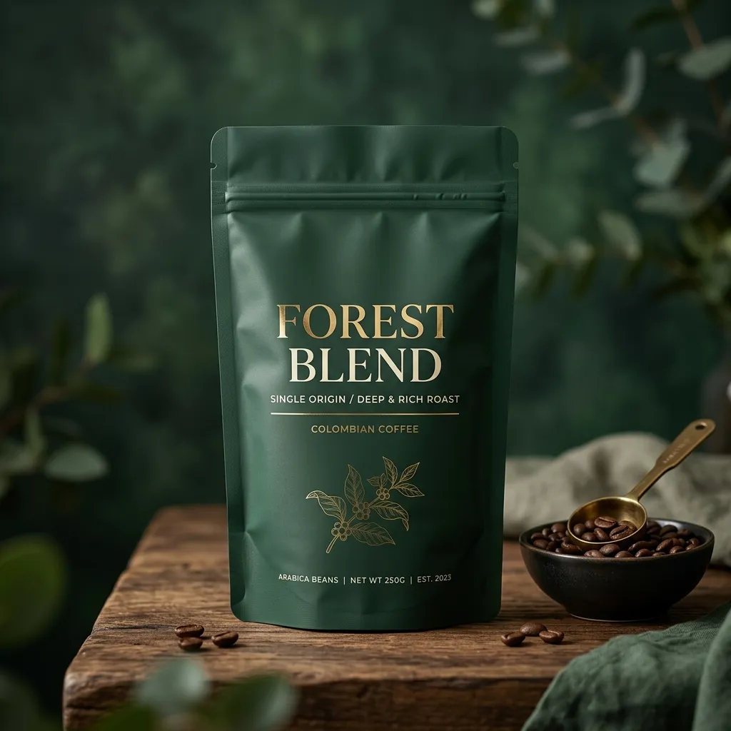 Sachets de café emballés
