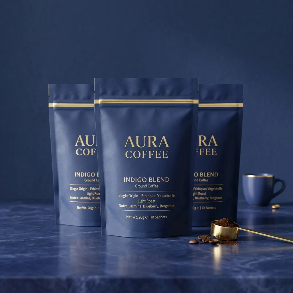 sachets de café personnalisés