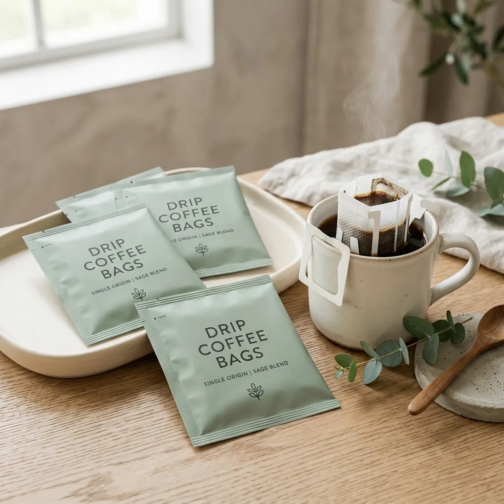 Sachets de sachets de café