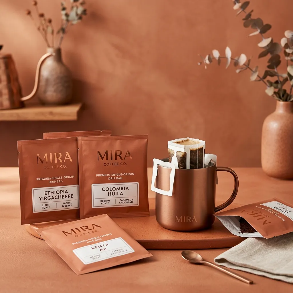 Sachet-goutte-Sachets de café