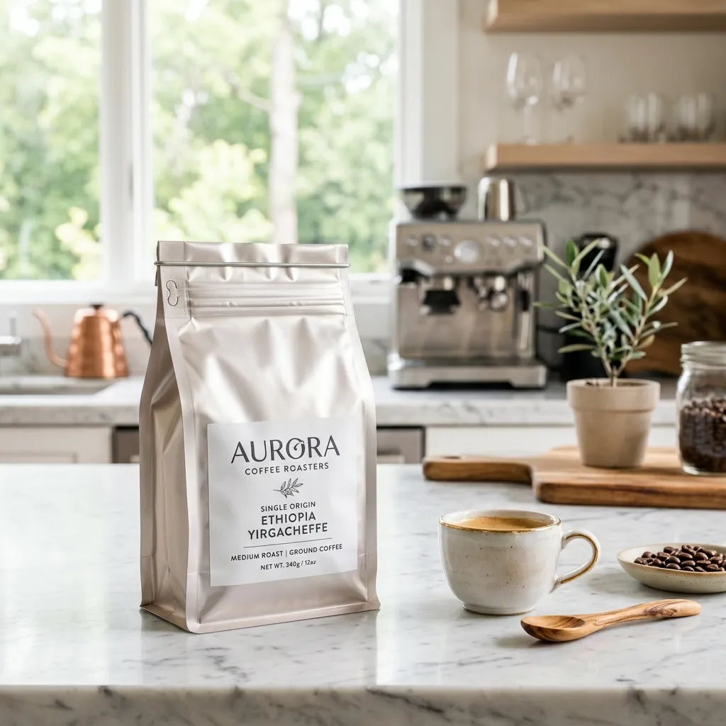 White_coffee_pouch_on_marble