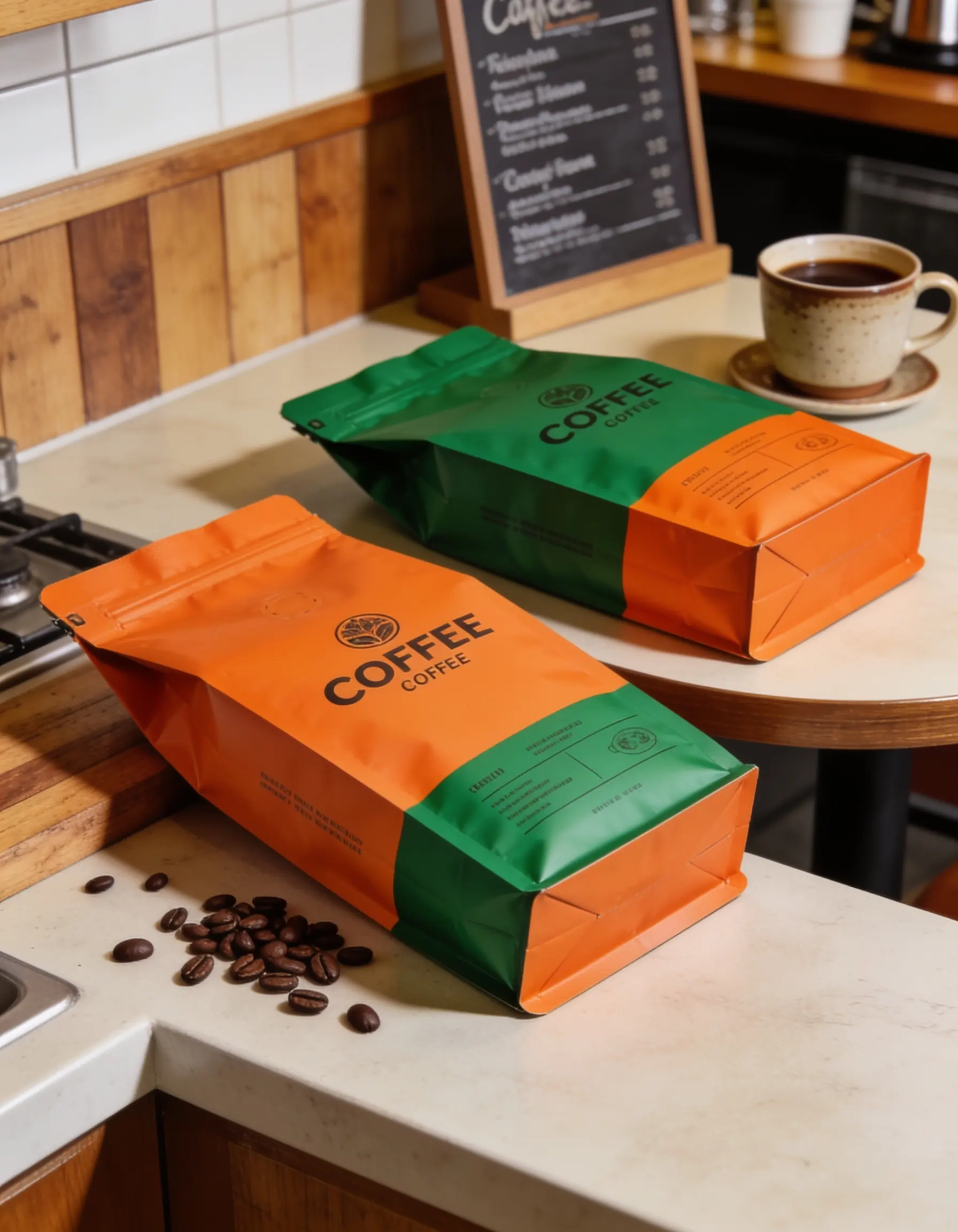 Sacs-Cafés-Imprimés-Cartons-Sacs à Café