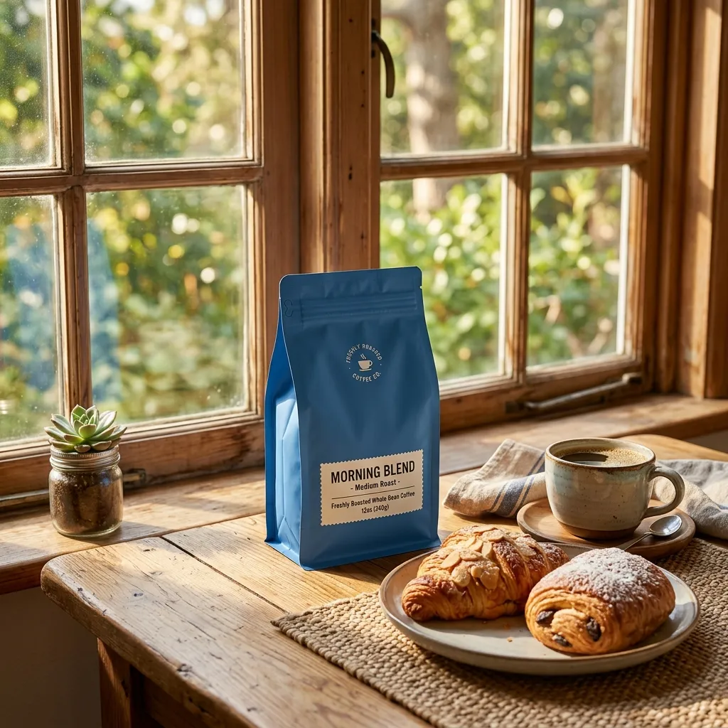 sachets à café à fond plat