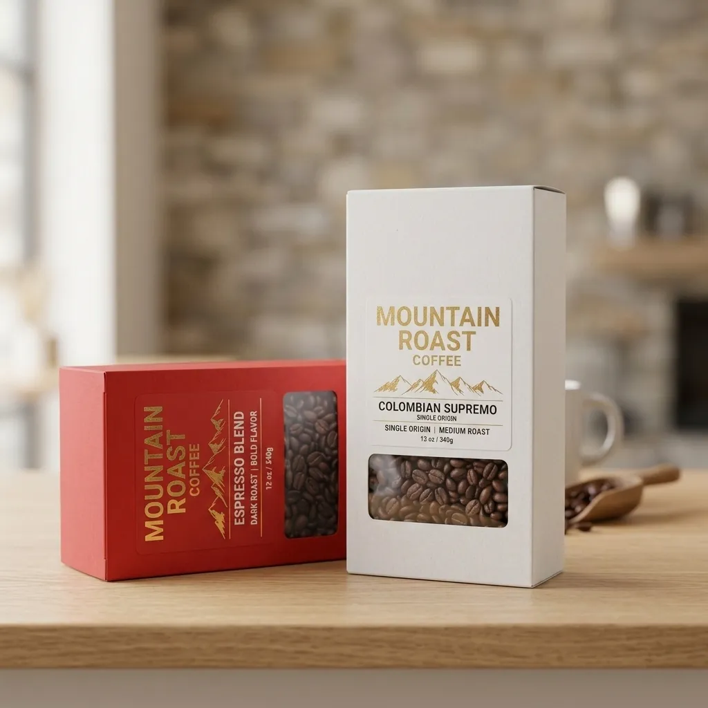 emballage prêt à café sur mesure