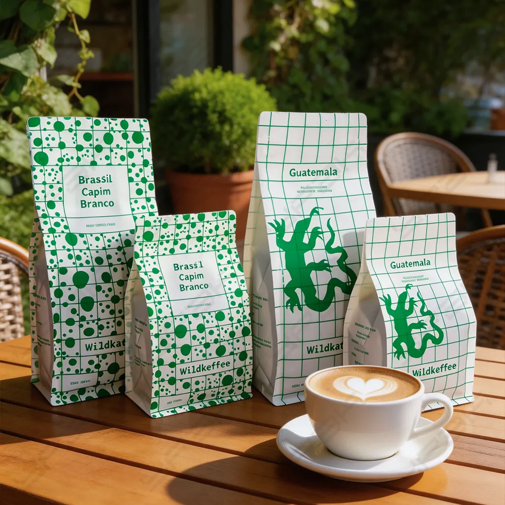 Sacs de café recyclables mono-PE