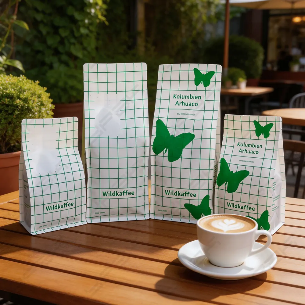 Sacs de café recyclables mono-PE