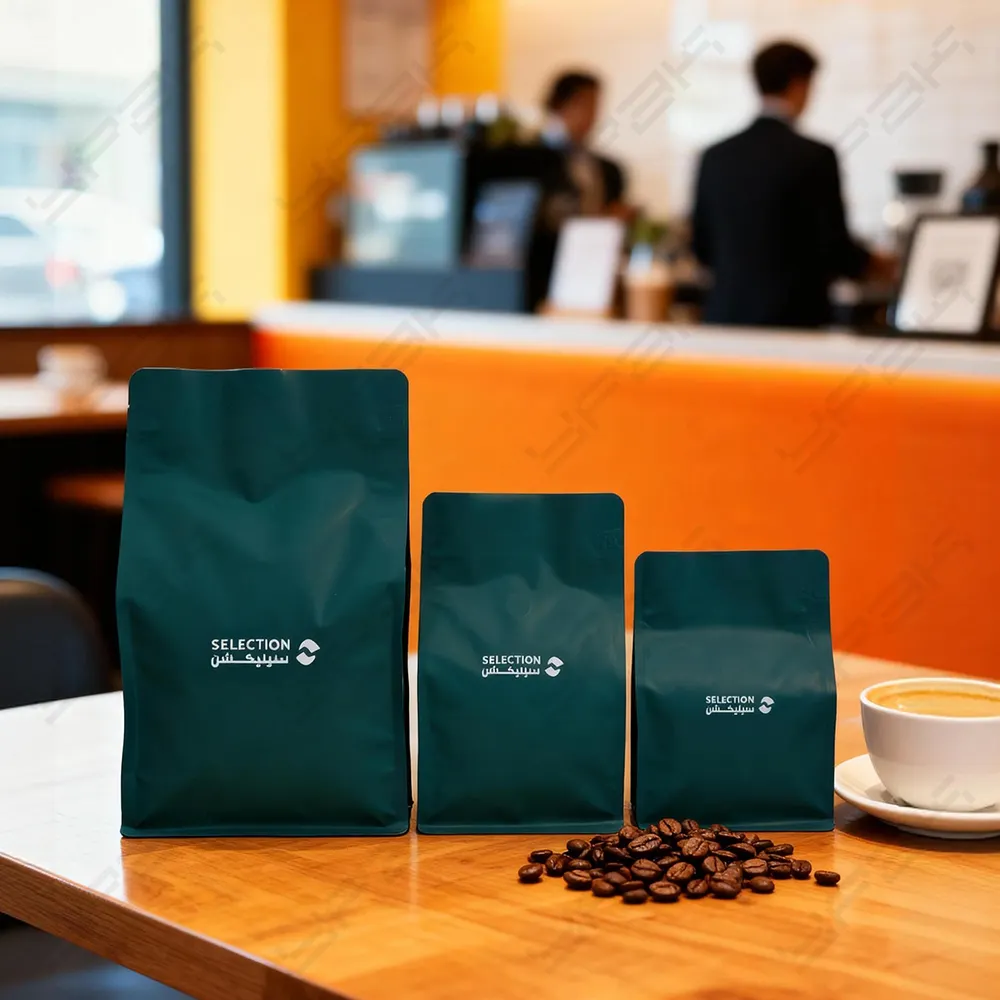 Sachets de café Mylar imprimés numériquement