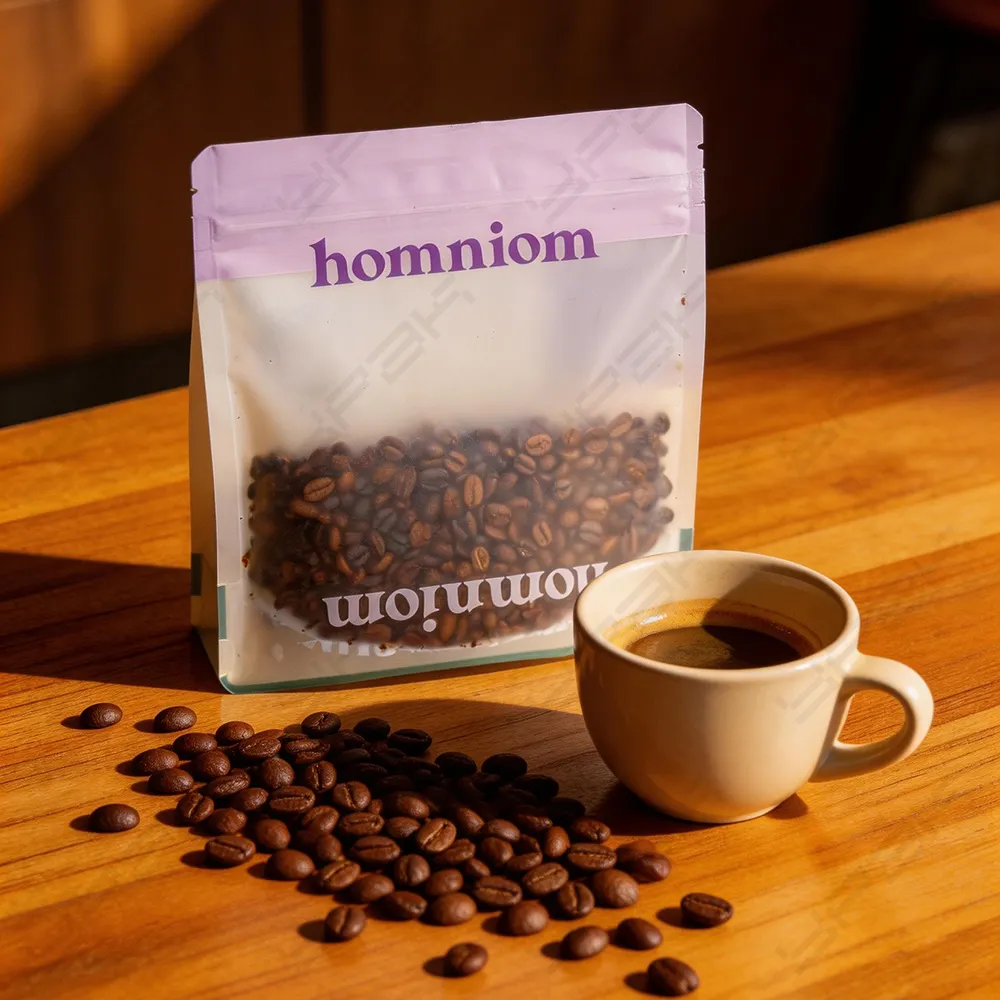 Sachets de café translucides