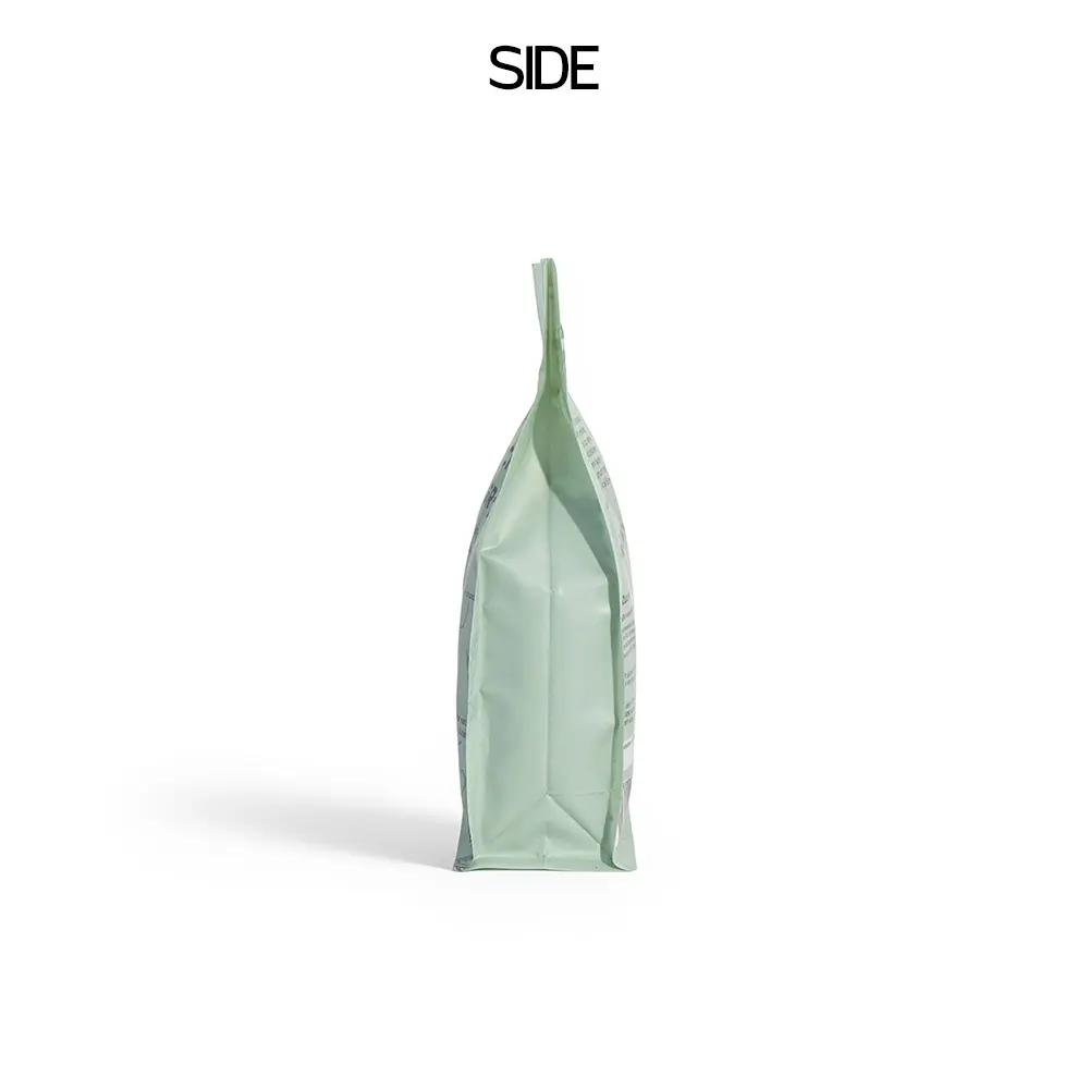 Sacs de café recyclables à fond plat