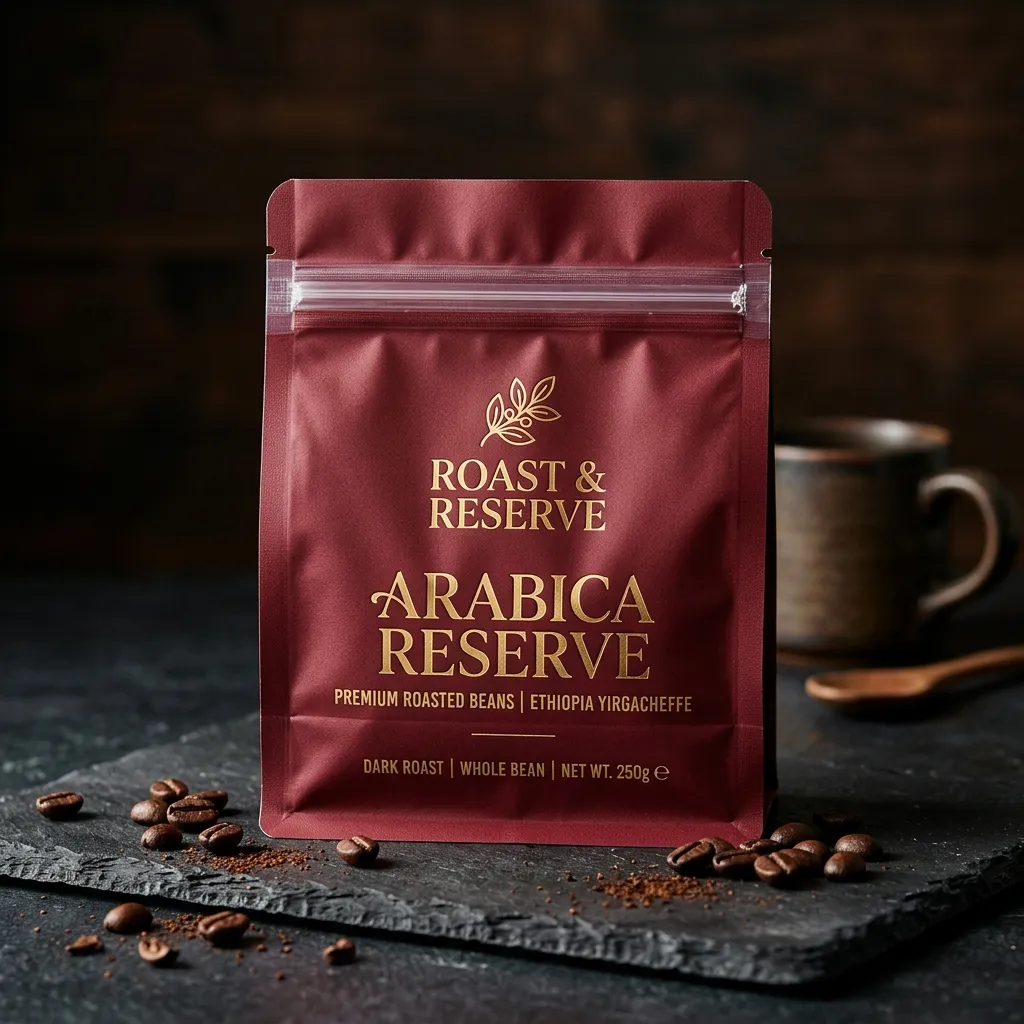 sachet de café hermétique à fermeture à l’air