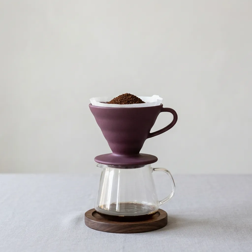 V60-cône-goutte-goutte-à-goutte