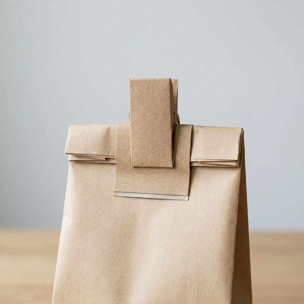 Clips à fermeture pour sachets à café