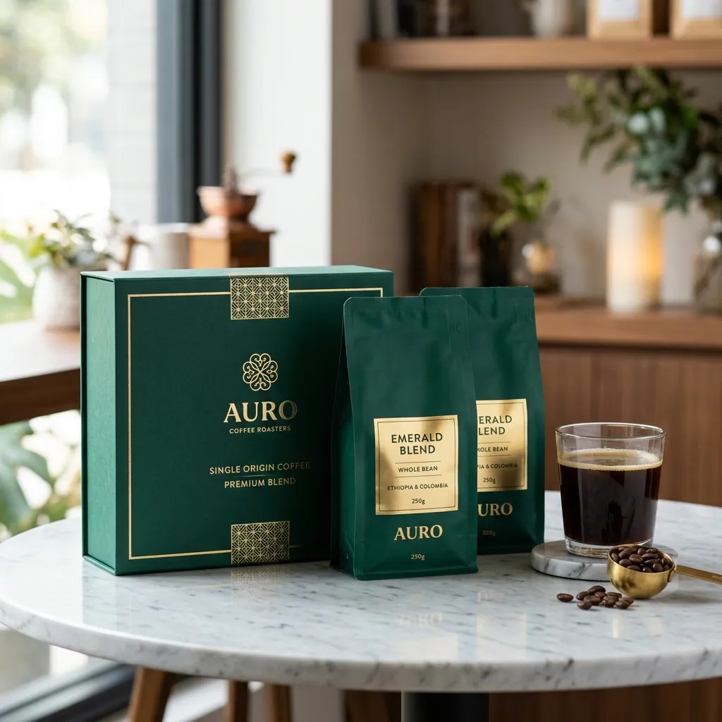 coffrets de sacs à café personnalisés