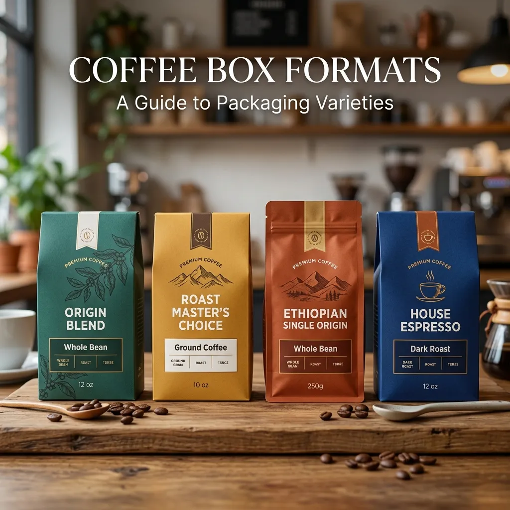 formats d’emballage-boîte à café