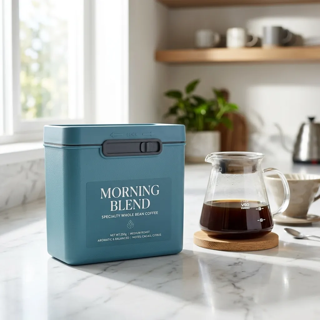 boîtes-de stockage de café - refermables