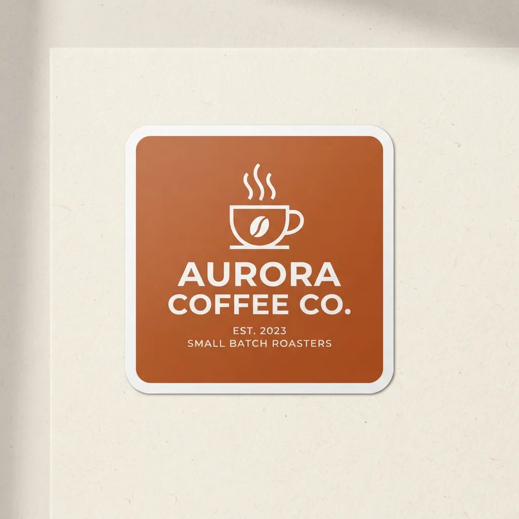autocollants de marque-torréfacteur à café
