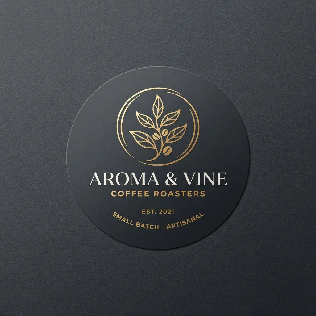 autocollants emballages de café - marques de marque