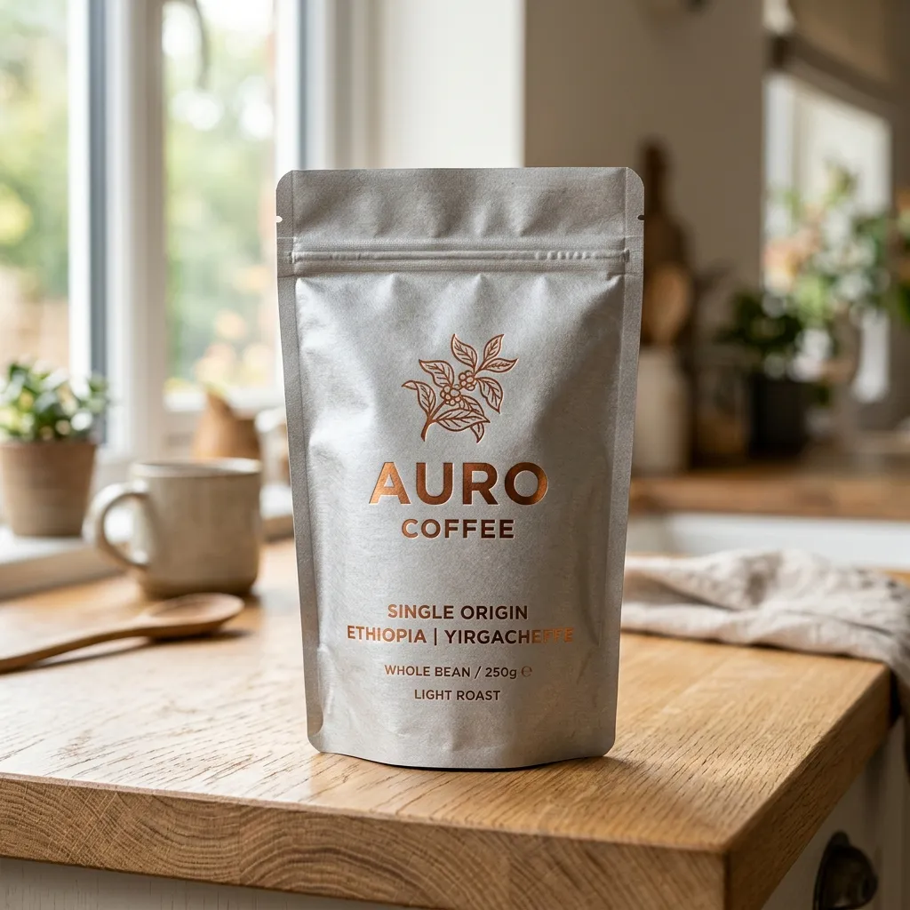 emballage debout pour sachets de café