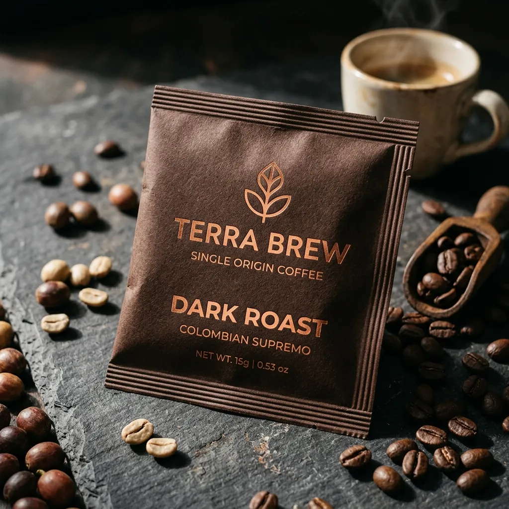 Sachets de café à haute barrière
