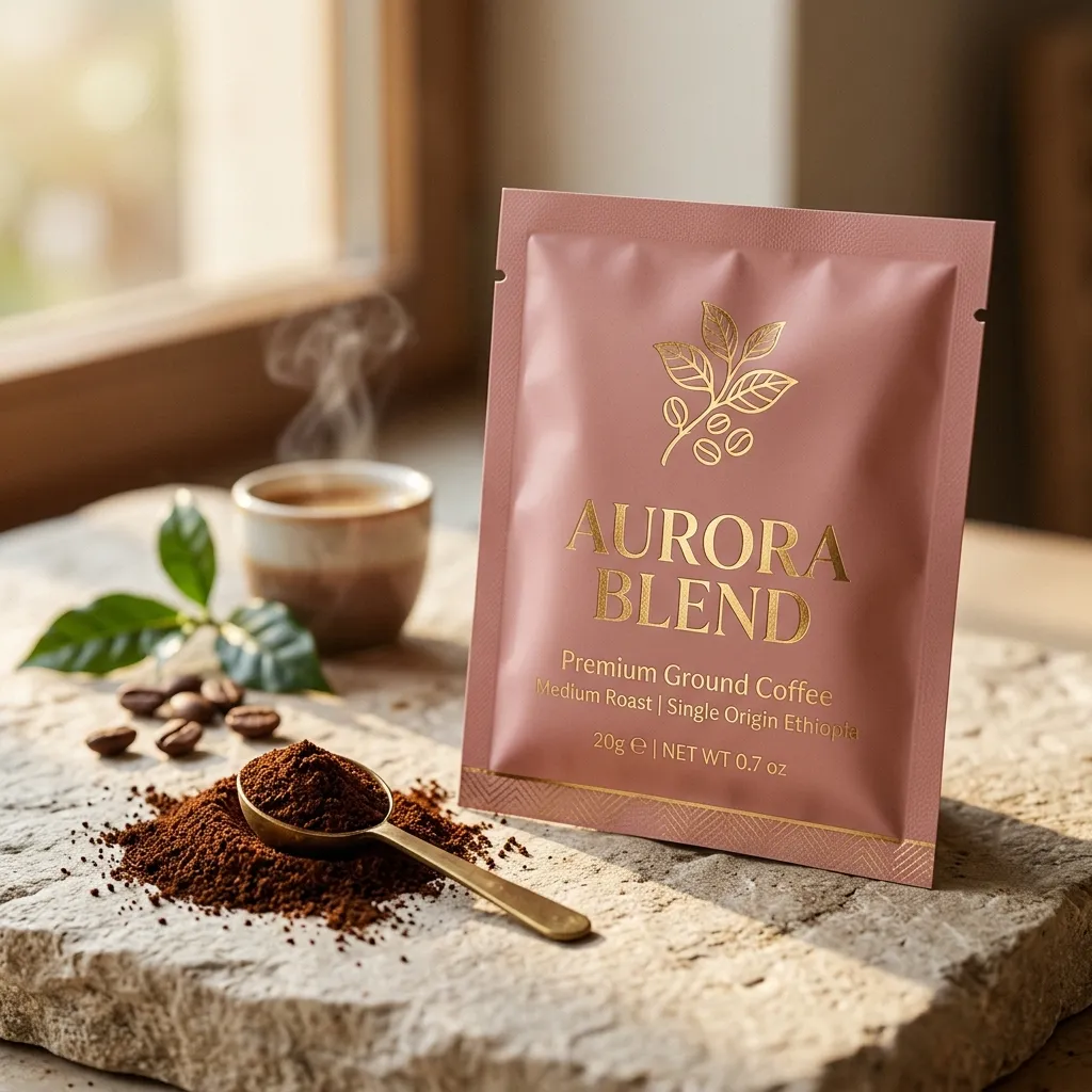 Sachets de café moulu