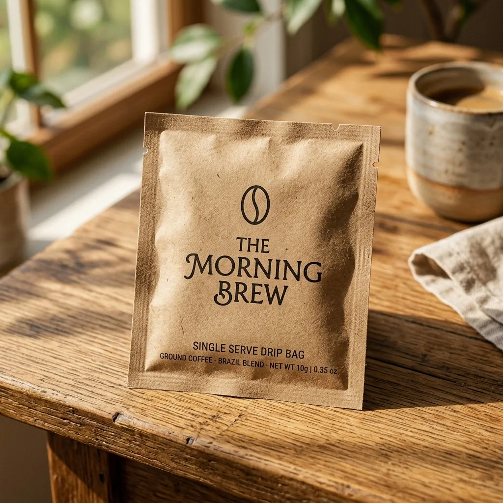 Sachets de café en aluminium