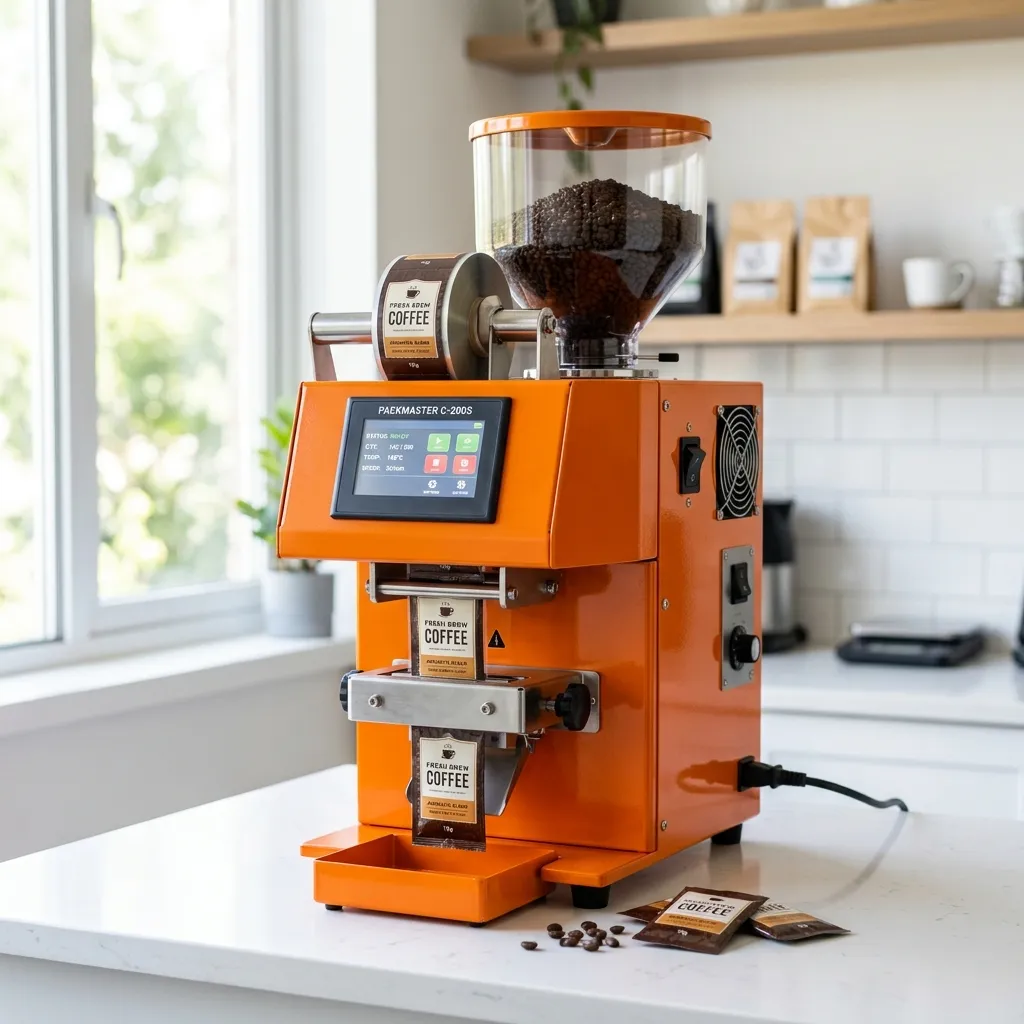 Machine semi-automatique à sceller des sacs de café