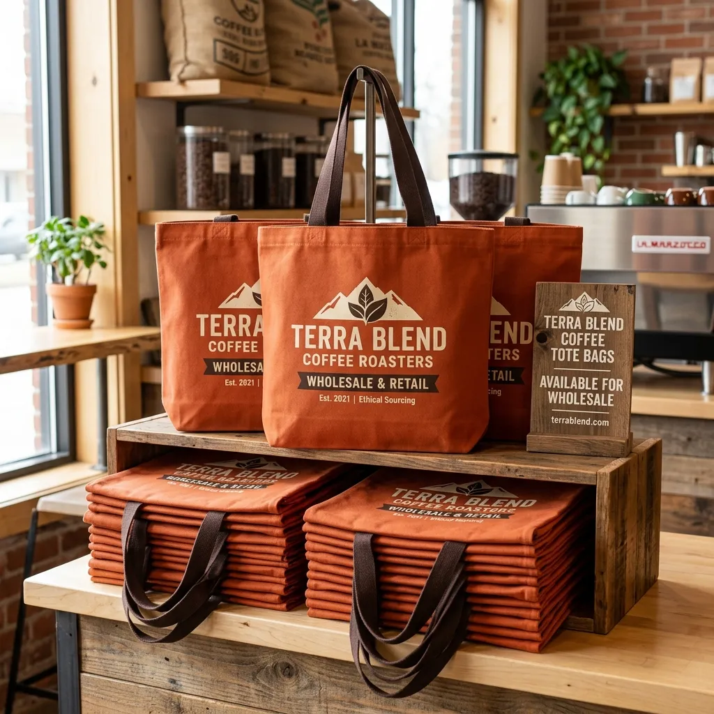 Coffee_tote_bags_displayed_