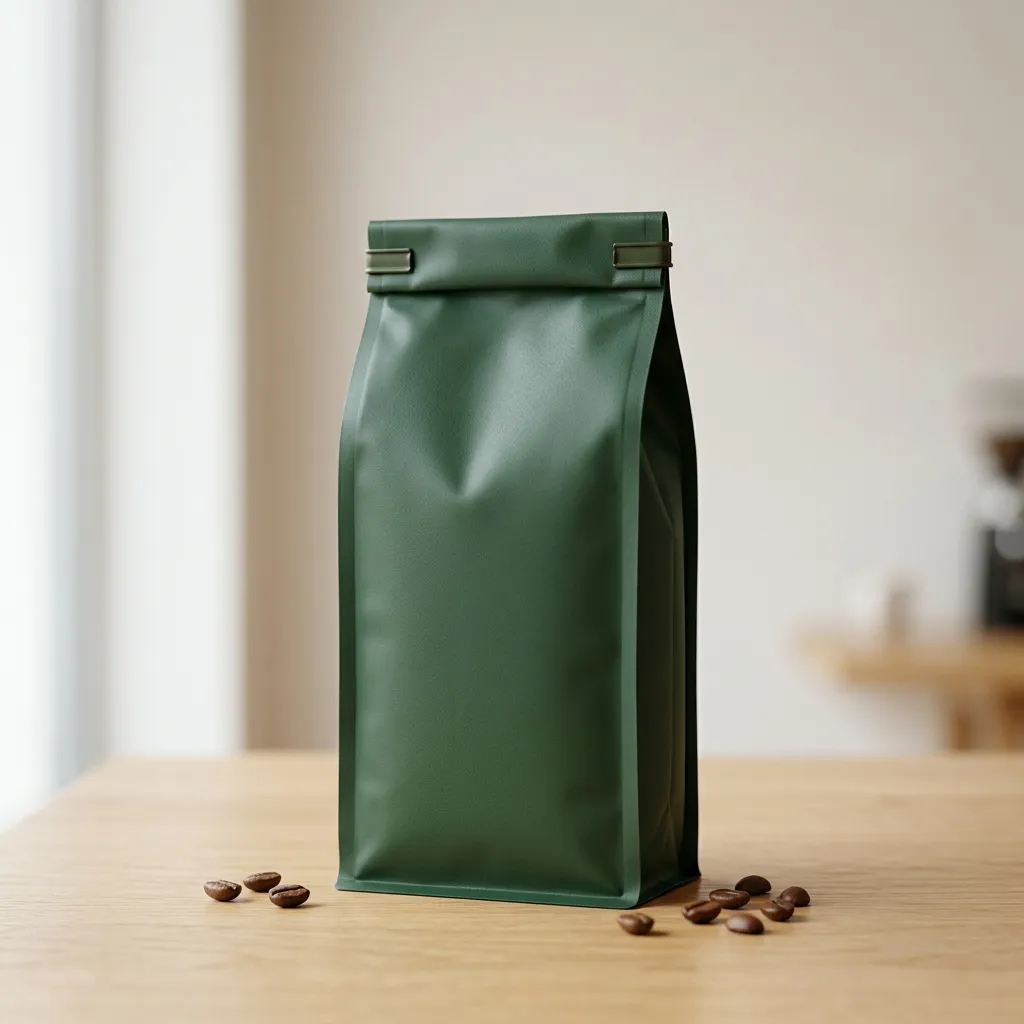enveloppes en étain pour sacs de café