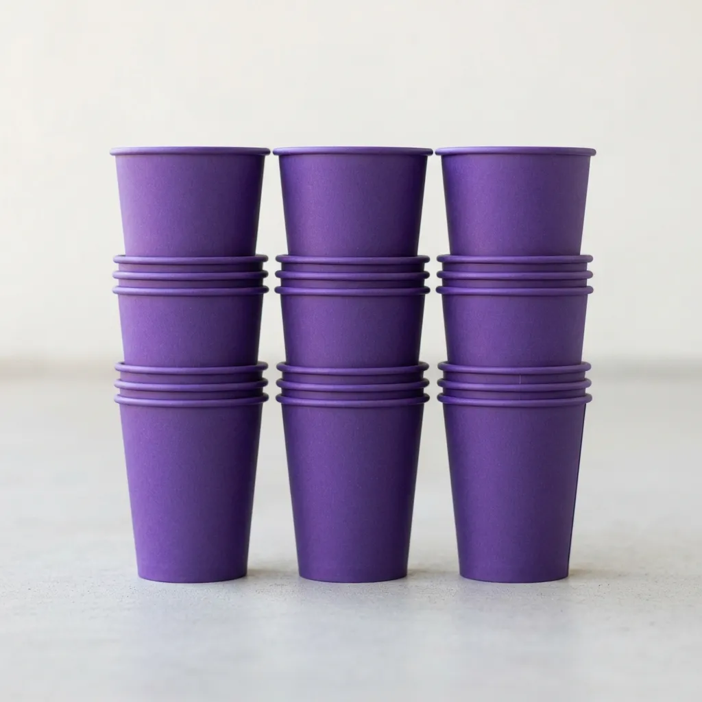 Purple_paper_coffee_cups_stacked